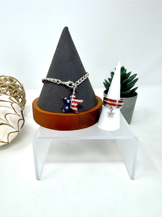 Tommy Hilfiger Jewelry - Rare Vintage Y2K Era Tommy Hilfiger Patriotic Inspired Jewelry Set